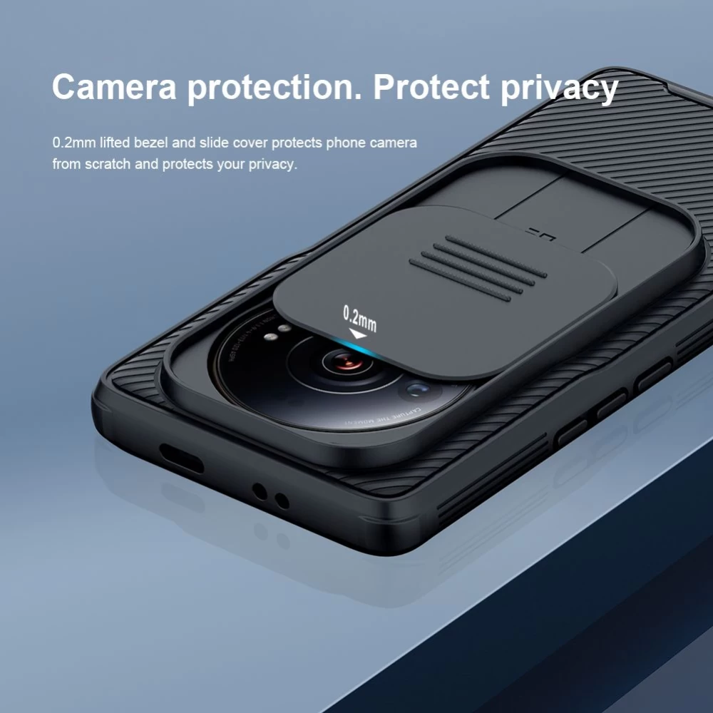 Xiaomi 12 12S Ultra case black Nillkin CamShield Pro