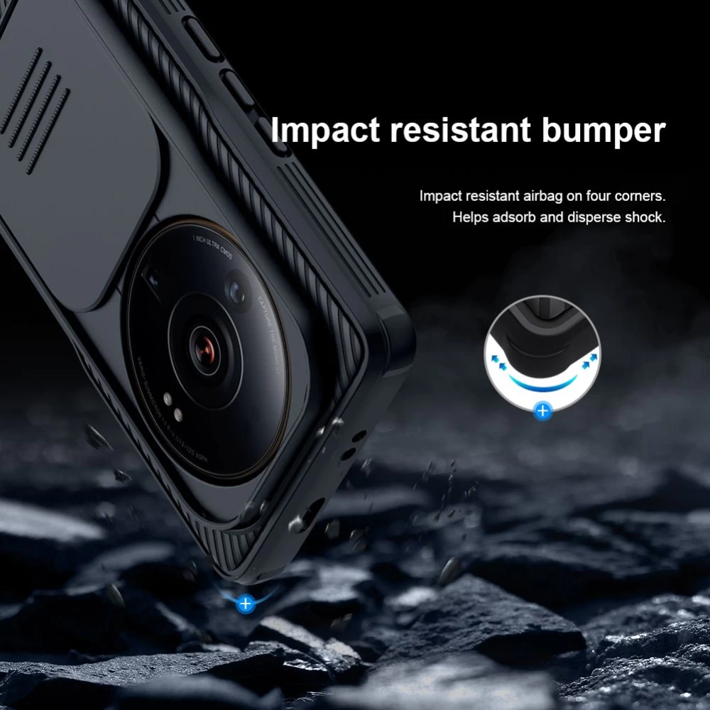 Xiaomi 12 12S Ultra case black Nillkin CamShield Pro