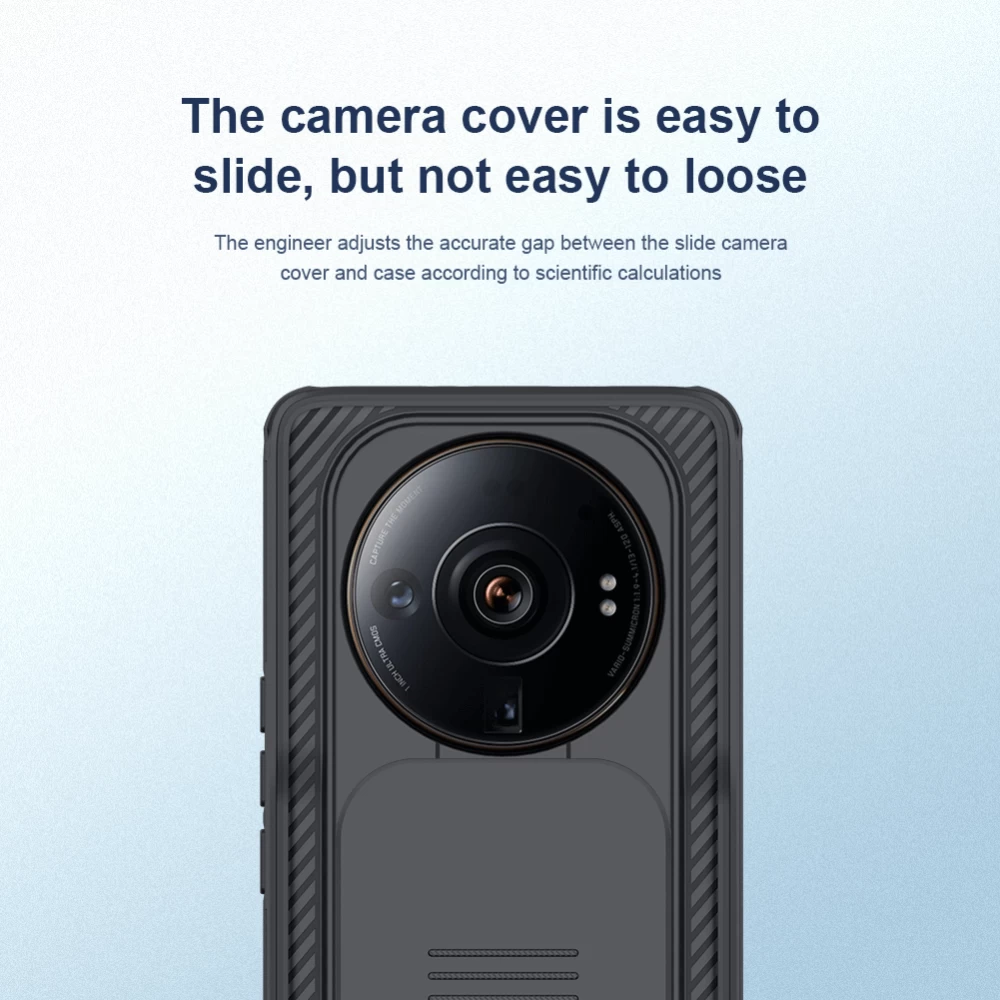 Xiaomi 12 12S Ultra case black Nillkin CamShield Pro