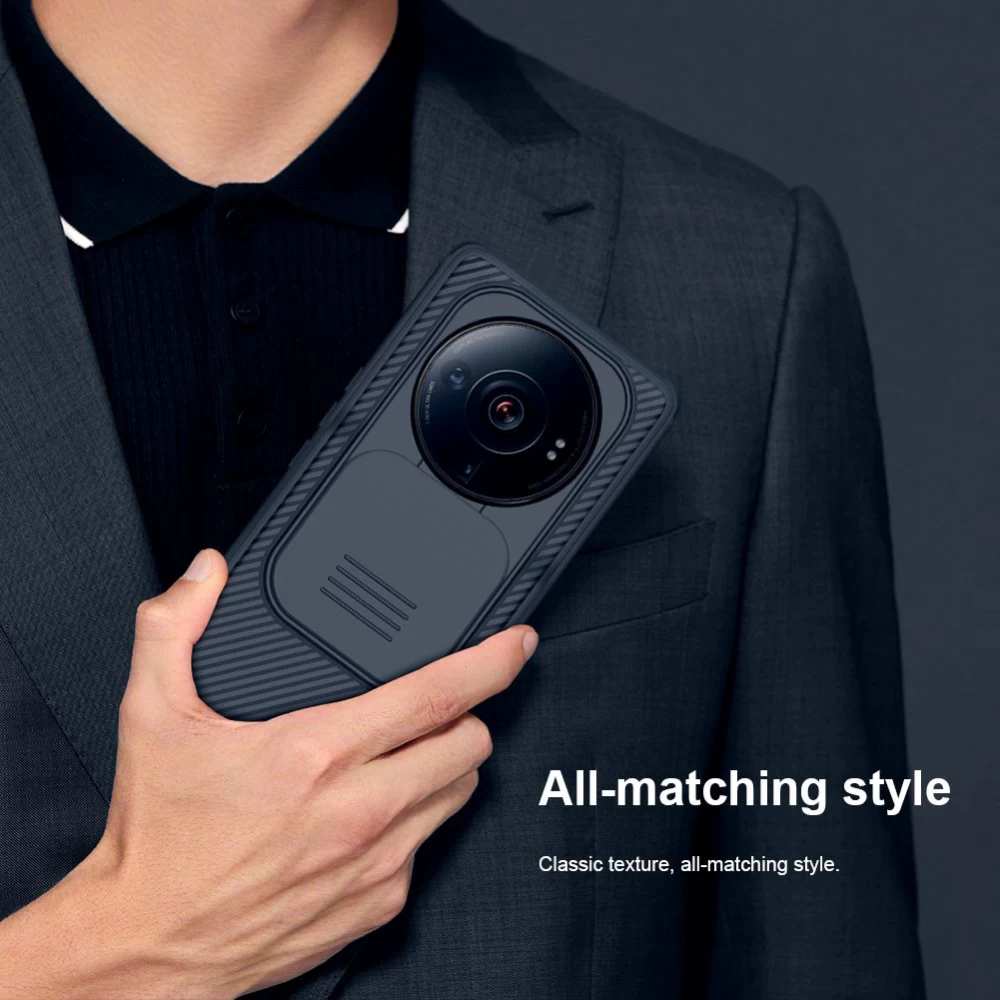 Xiaomi 12 12S Ultra case black Nillkin CamShield Pro