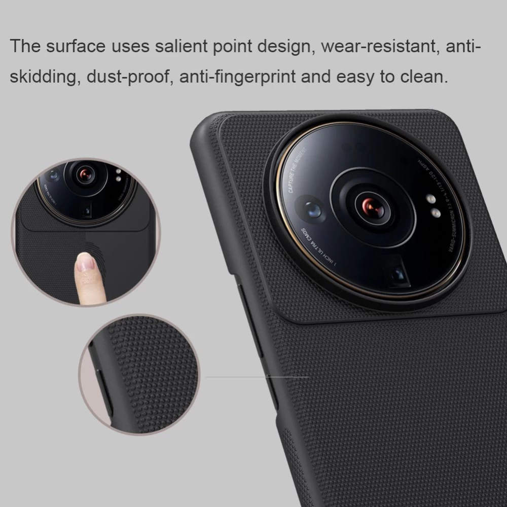 Xiaomi 12 12S Ultra case red Nillkin Super Frosted Shield