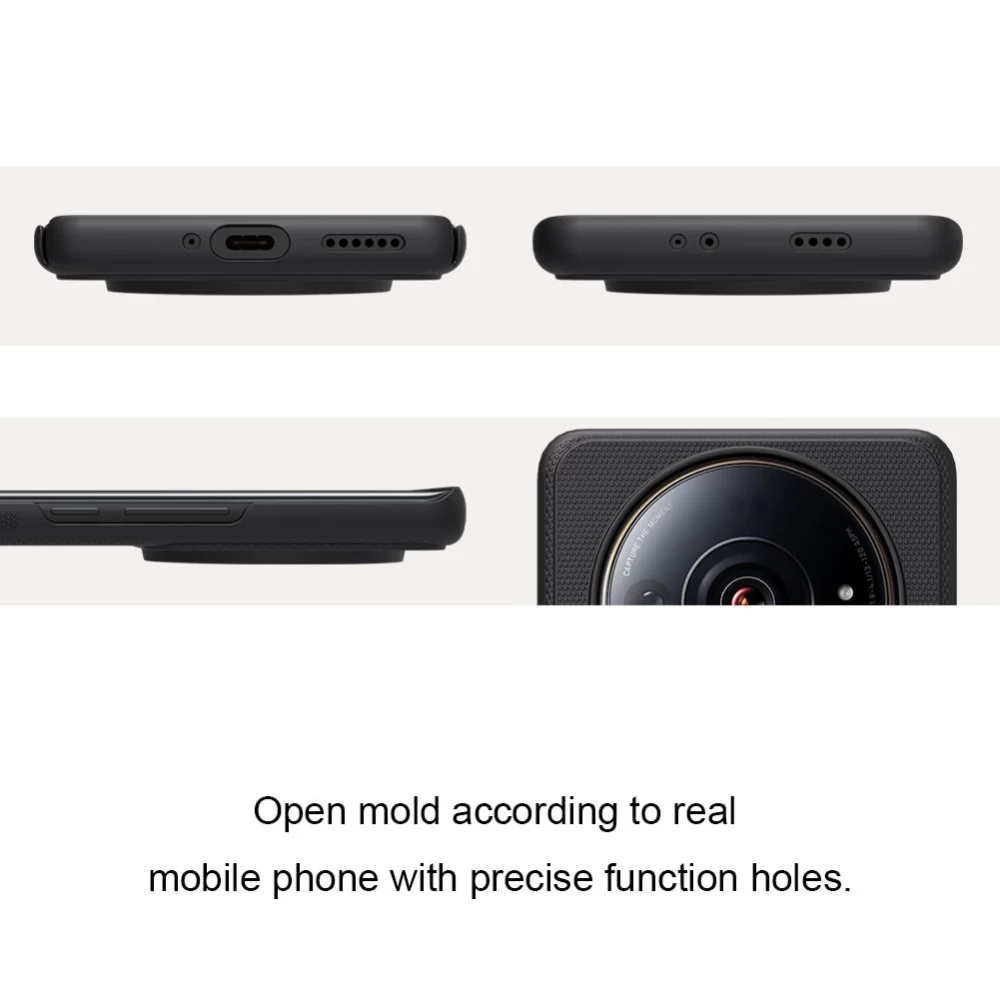 Xiaomi 12 12S Ultra case red Nillkin Super Frosted Shield