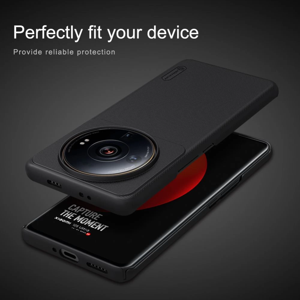 Xiaomi 12 12S Ultra case red Nillkin Super Frosted Shield