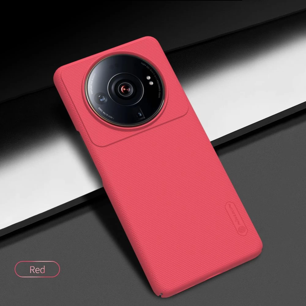 Xiaomi 12 12S Ultra case red Nillkin Super Frosted Shield