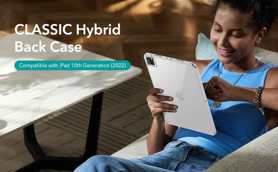 Apple iPad Pro 12.9 (2022) tahvelarvuti ümbris läbipaistev ESR CLASSIC HYBRID