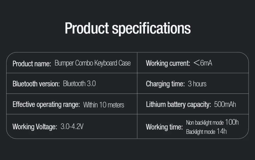 Apple iPad Pro 12.9 (2022) tahvelarvuti ümbris must NILLKIN BUMPER COMBO KEYBOARD (BACKLIT VERSION)