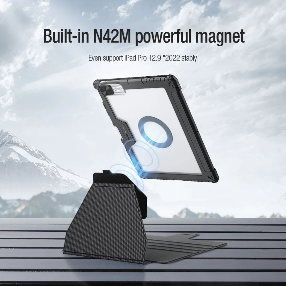 Apple iPad Pro 12.9 (2022) tahvelarvuti ümbris sinine NILLKIN Bumper SnapSafe
