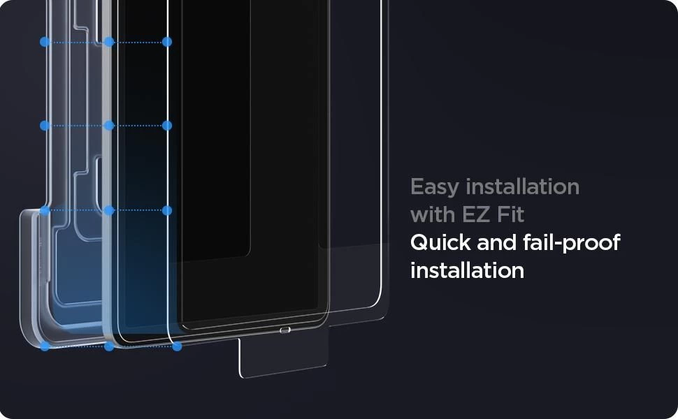 Apple iPad Pro 11 (2022) aizsargstikls  SPIGEN Glas.TR EZ FIT