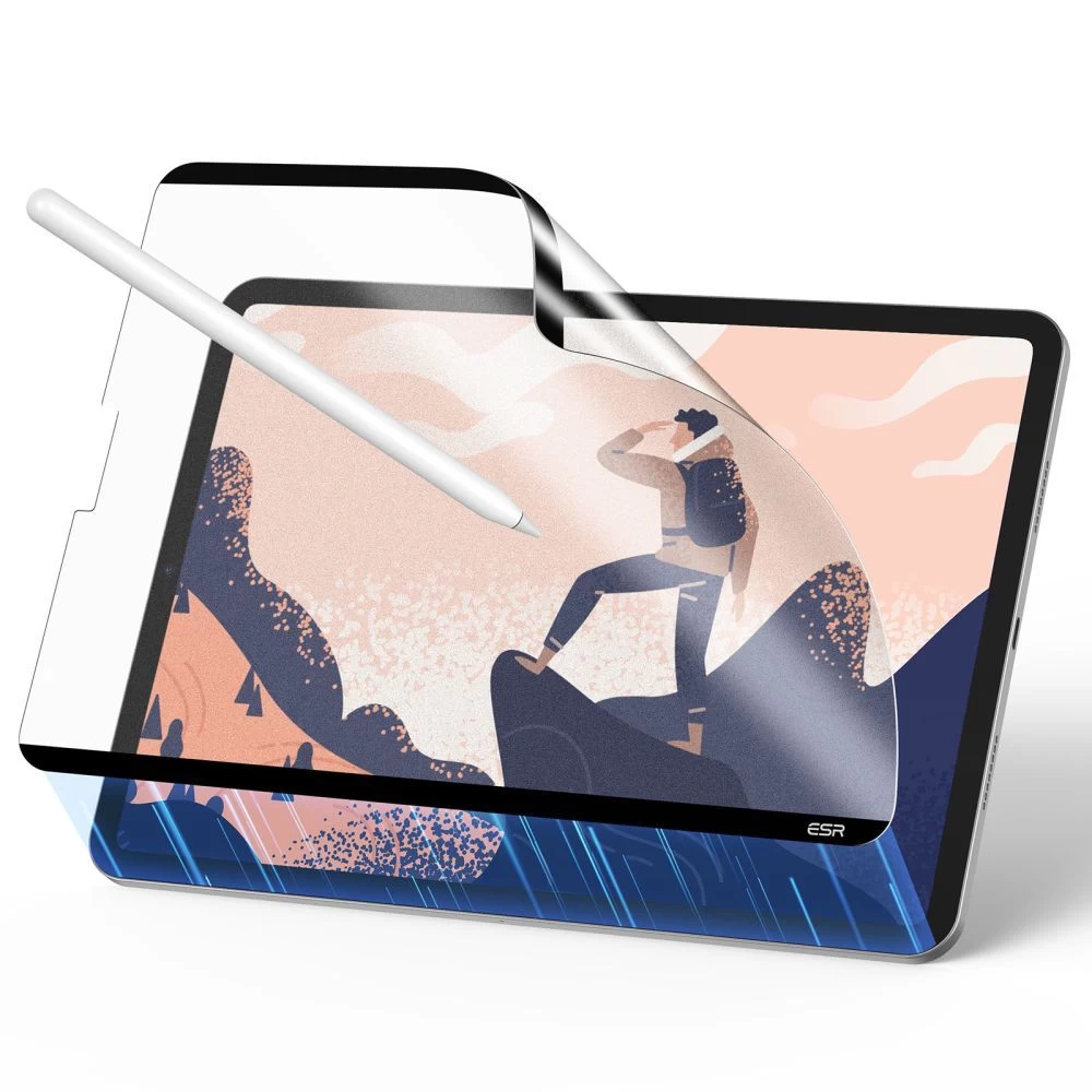 Apple iPad Pro 11 (2022) aizsargstikls ESR PAPER FEEL MAGNETIC