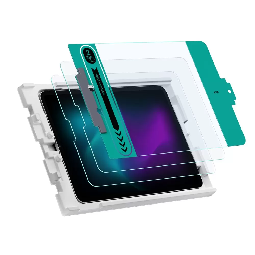 Apple iPad Pro 11 (2022) aizsargstikls ESR TEMPERED GLASS 2-PACK PRO