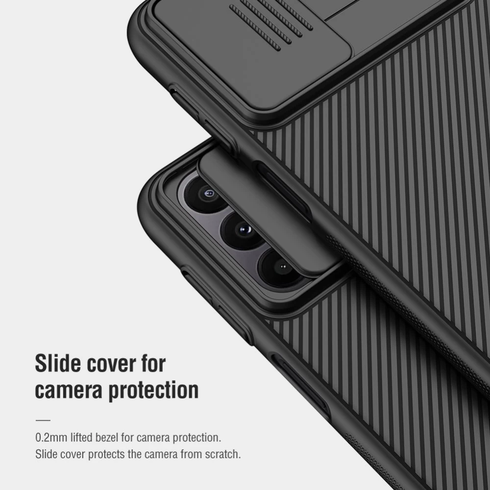 Samsung Galaxy A23 5G dėklas Juoda Nillkin CamShield