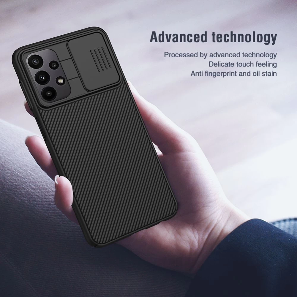 Samsung Galaxy A23 5G dėklas Juoda Nillkin CamShield