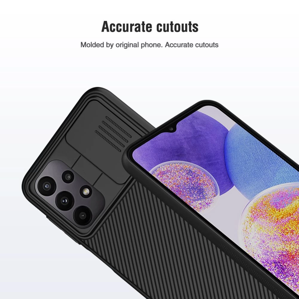 Samsung Galaxy A23 5G dėklas Juoda Nillkin CamShield