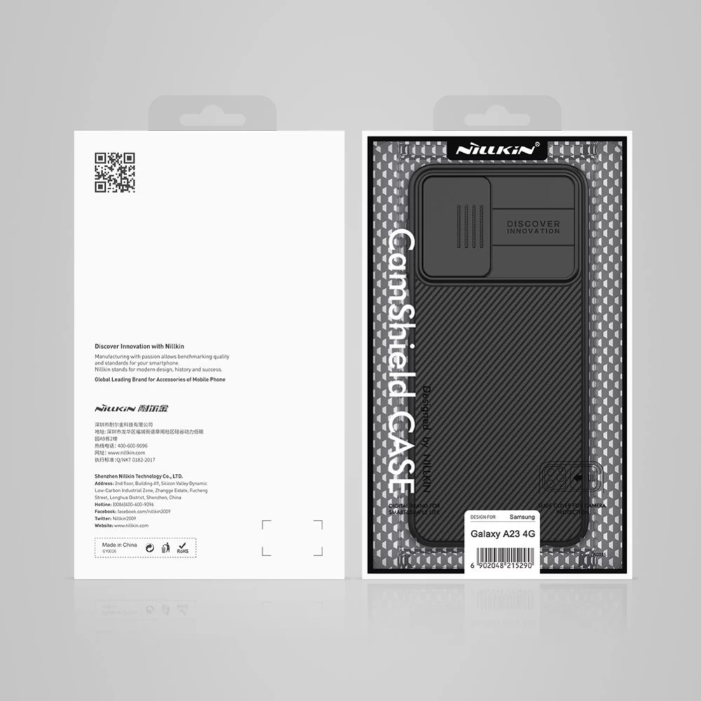 Samsung Galaxy A23 5G dėklas Juoda Nillkin CamShield