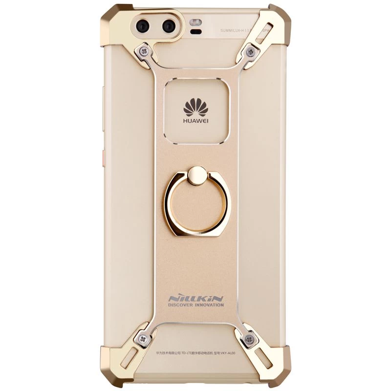Huawei P10 Plus vāciņš zeltīts Barde Metal with Ring