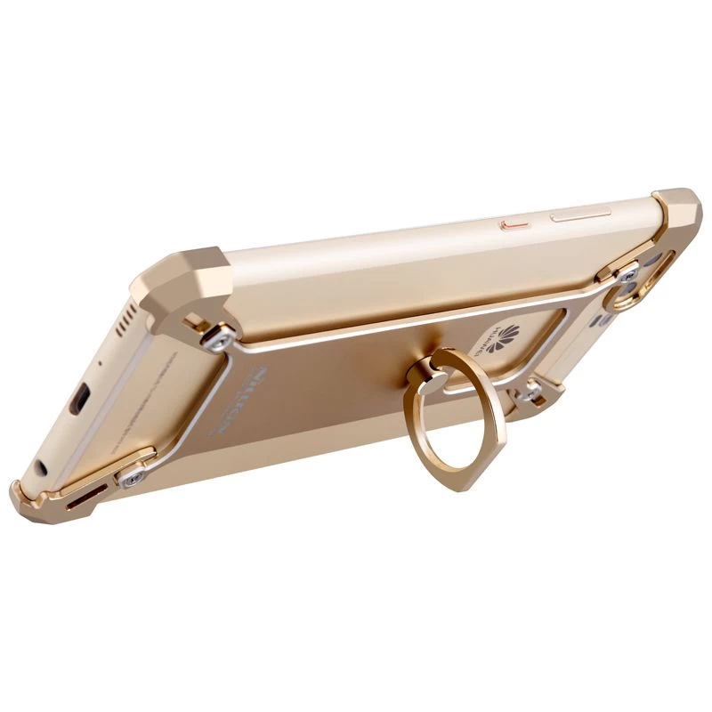 Huawei P10 Plus vāciņš zeltīts Barde Metal with Ring