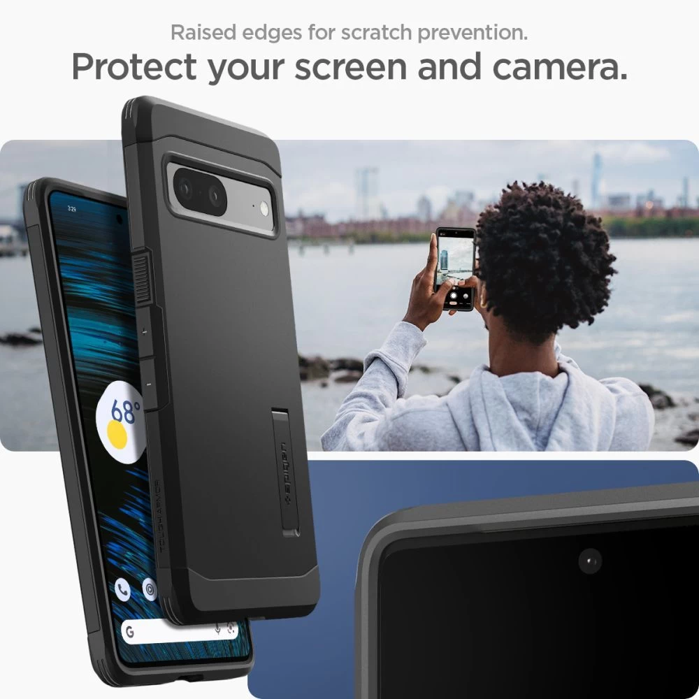 Google Pixel 7 case black SPIGEN TOUGH ARMOR