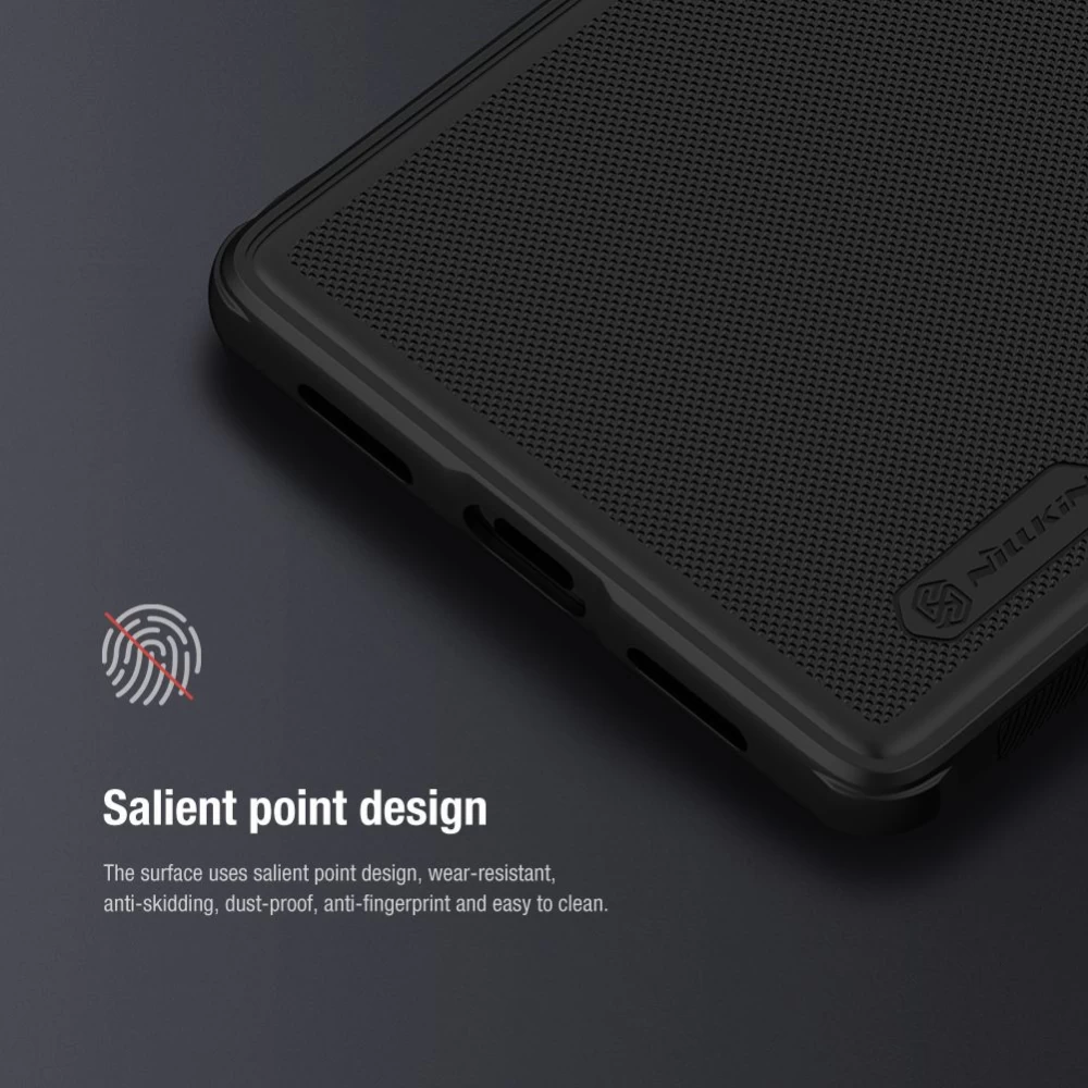 Google Pixel 7 Pro ümbris sinine Nillkin Super Frosted Shield