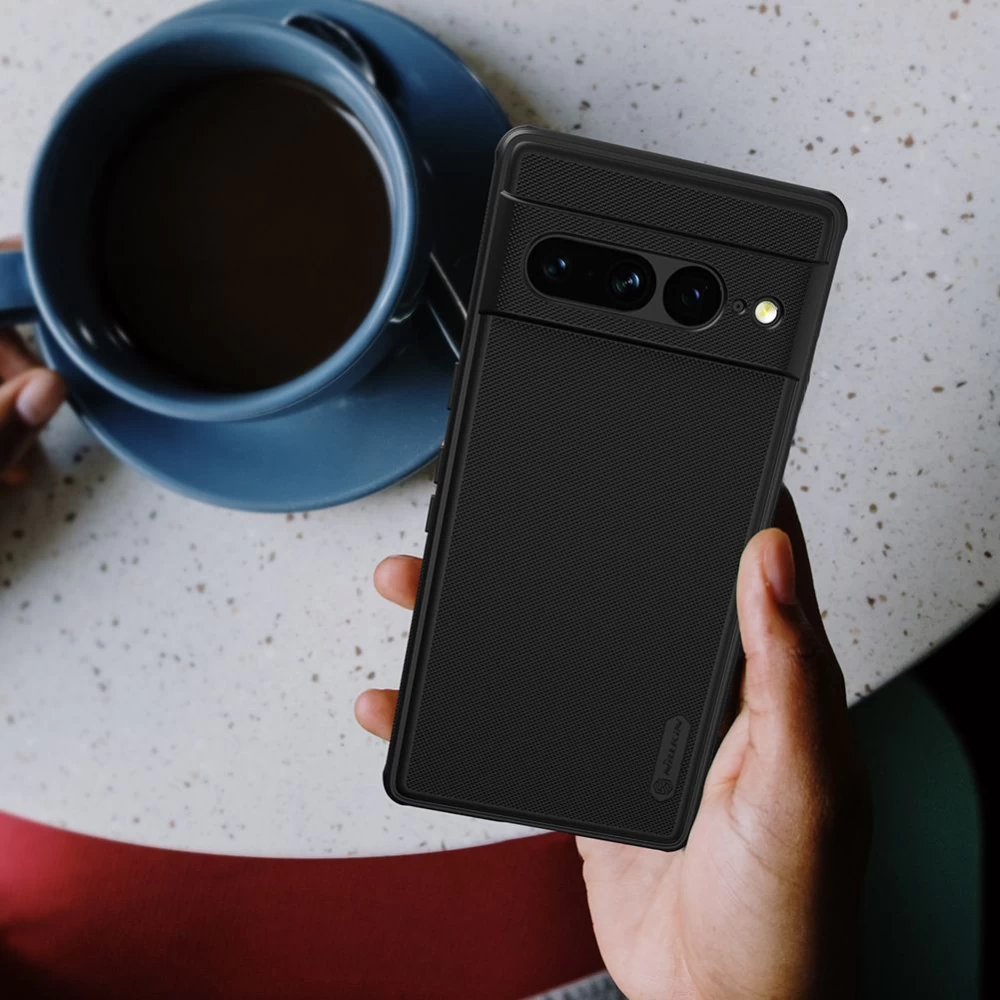 Google Pixel 7 Pro ümbris sinine Nillkin Super Frosted Shield