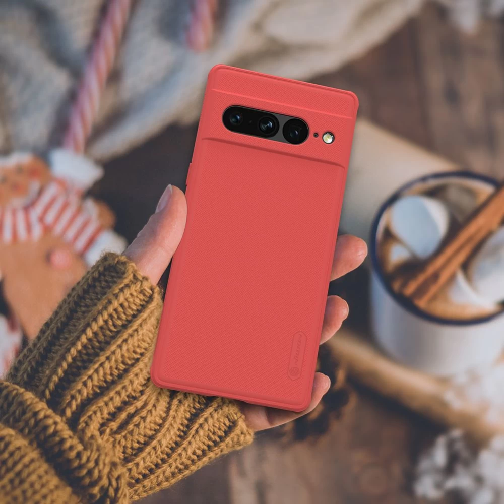 Google Pixel 7 Pro ümbris sinine Nillkin Super Frosted Shield