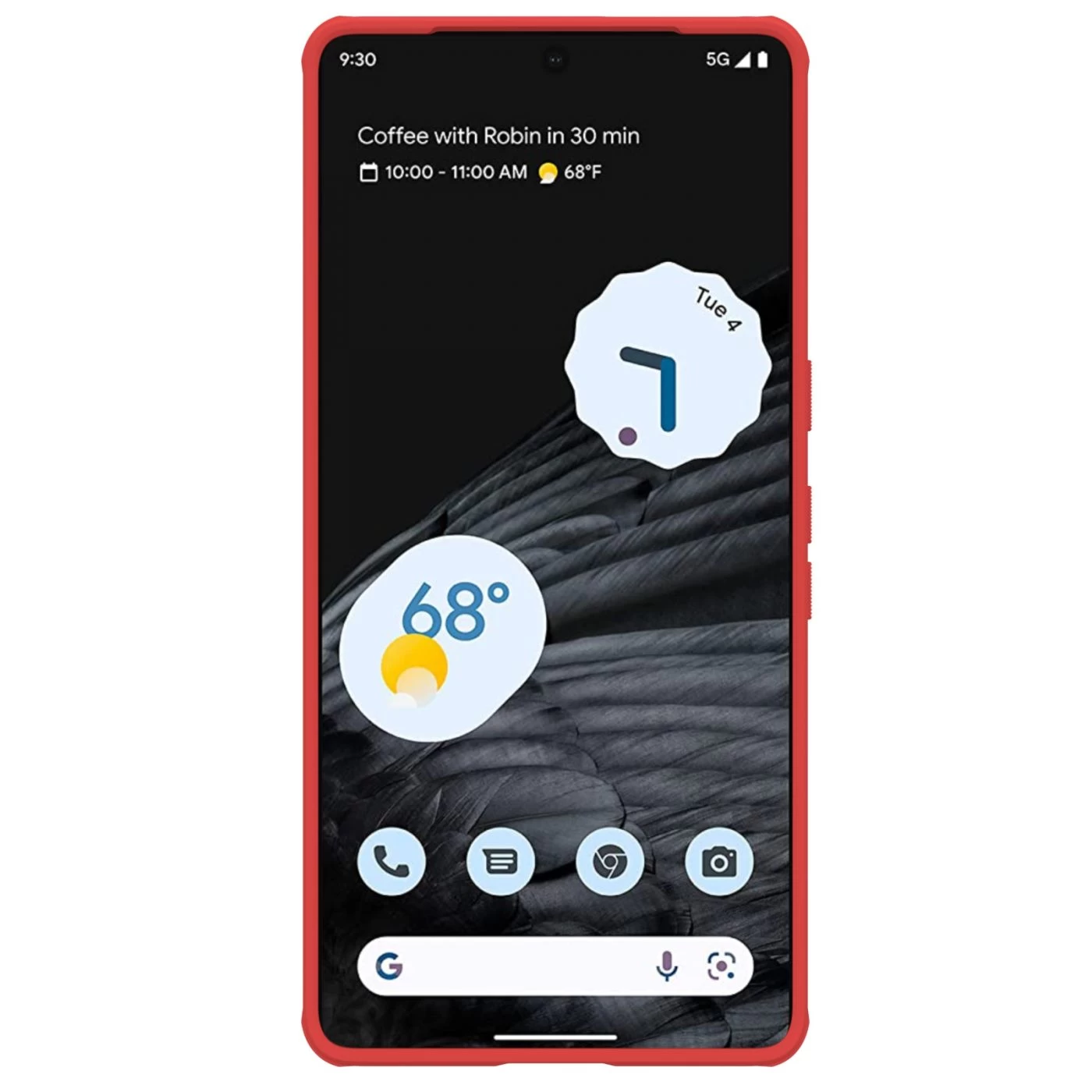 Google Pixel 7 Pro ümbris punane Nillkin Super Frosted Shield