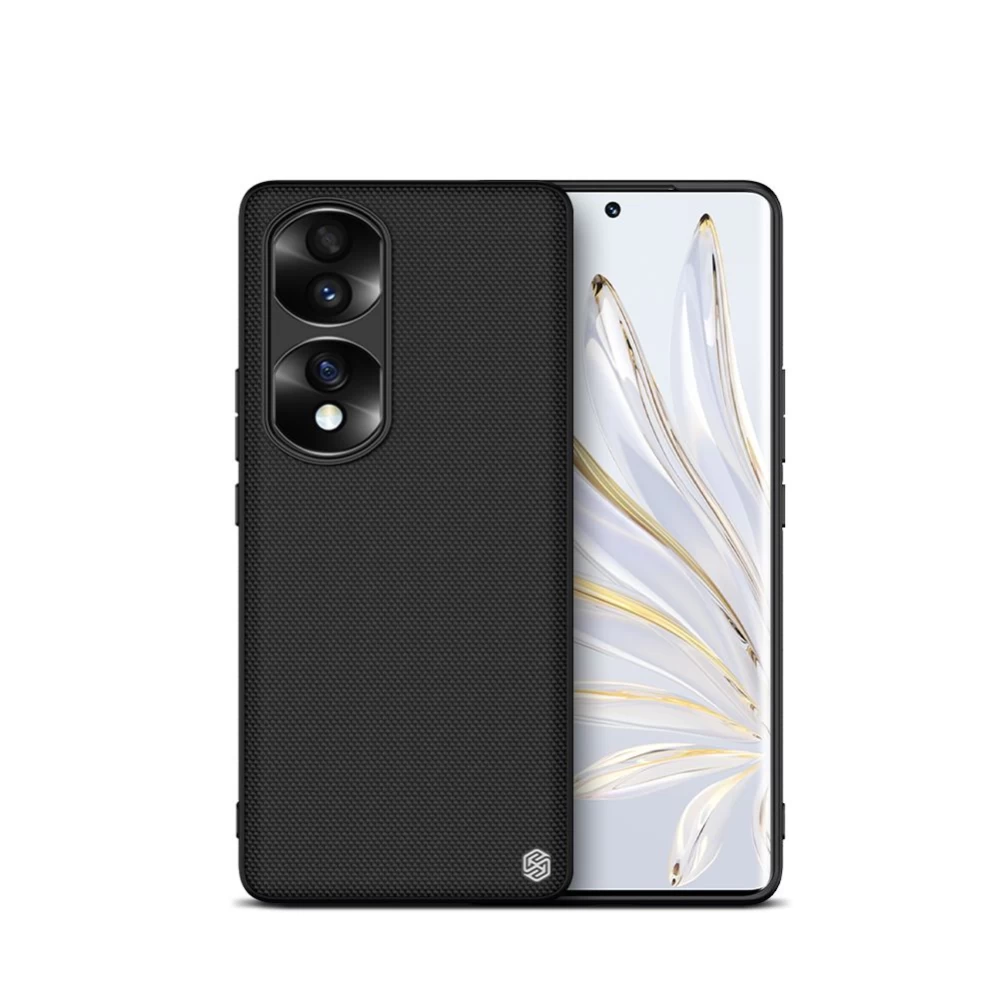 Honor 70 Pro dėklas Juoda NILLKIN TEXTURED