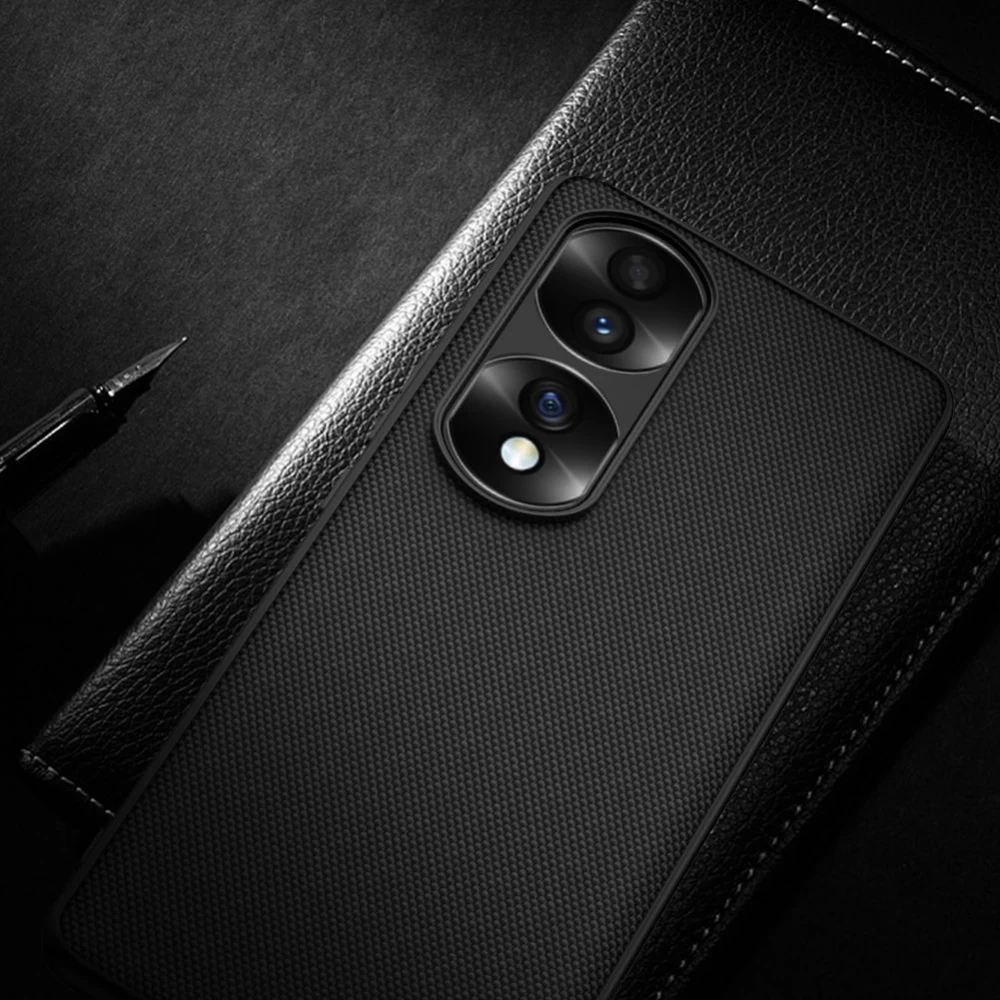 Honor 70 Pro dėklas Juoda NILLKIN TEXTURED