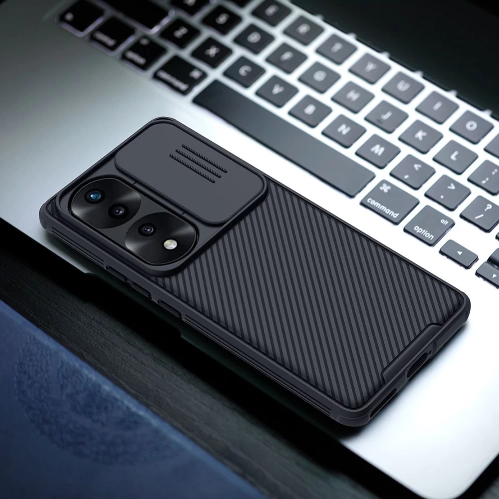 Honor 70 Pro case blue Nillkin CamShield