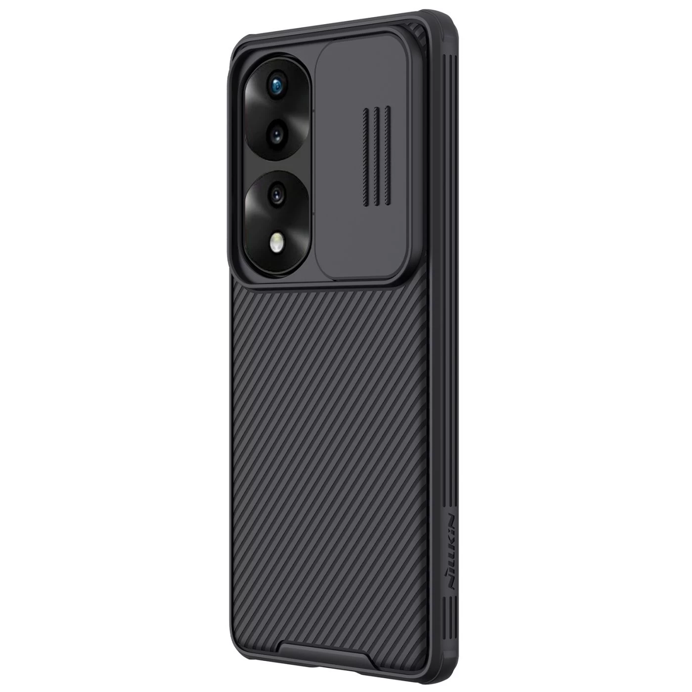 Honor 70 Pro dėklas Juoda Nillkin CamShield