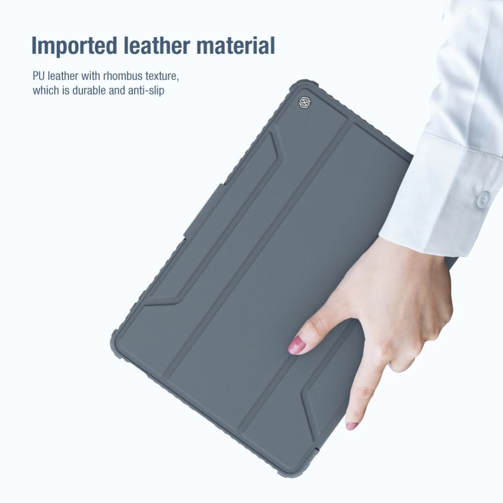 Xiaomi Pad 5 Pro 12.4 Planšetės dėklas mėlyna NILLKIN BUMPER LEATHER PRO