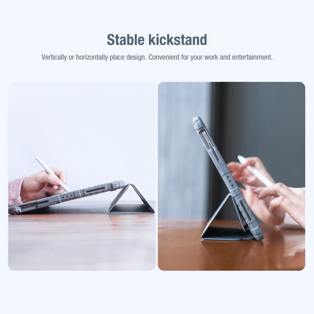 Xiaomi Pad 5 Pro 12.4 Planšetės dėklas mėlyna NILLKIN BUMPER LEATHER PRO