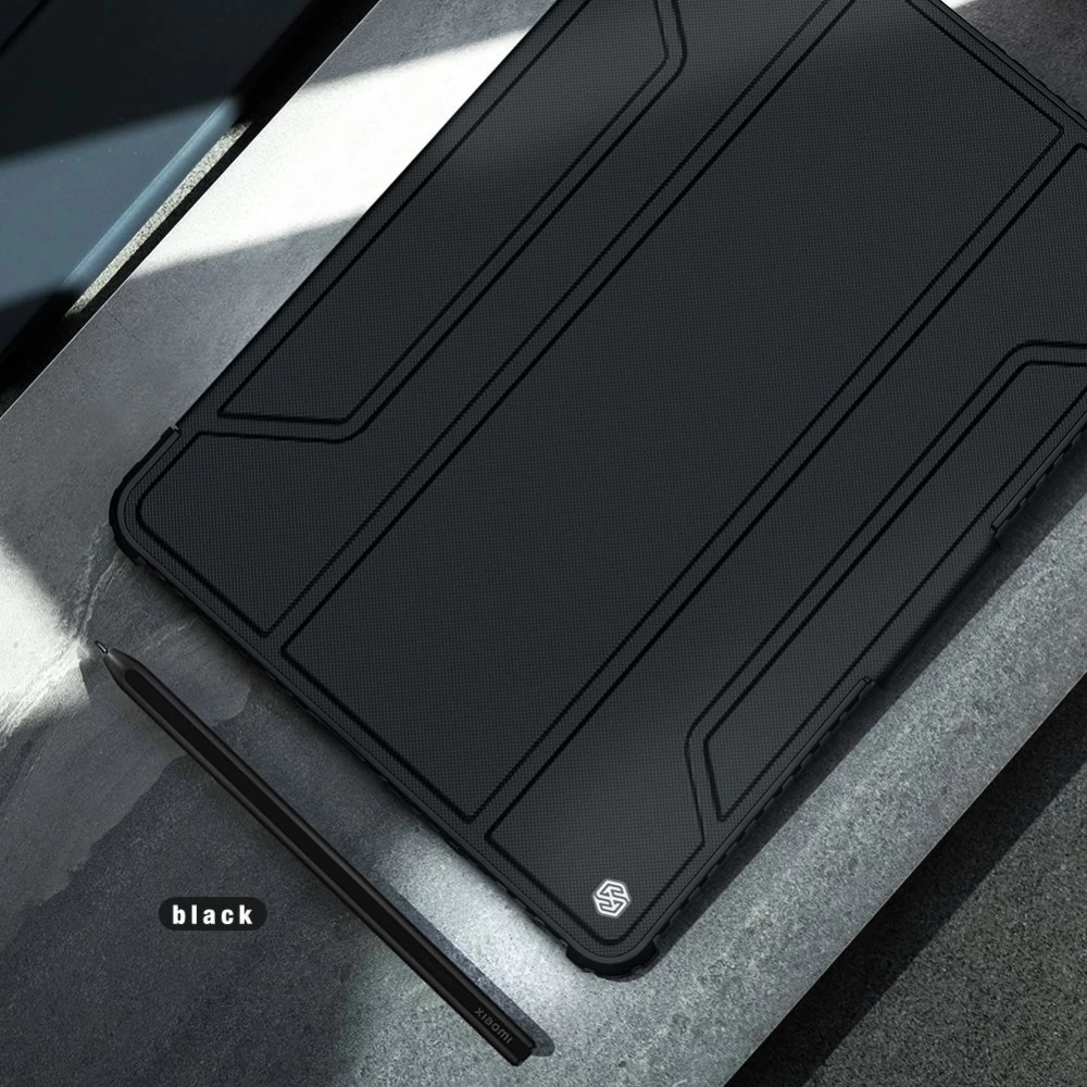 Xiaomi Pad 5 Pro 12.4 Planšetės dėklas mėlyna NILLKIN BUMPER LEATHER PRO