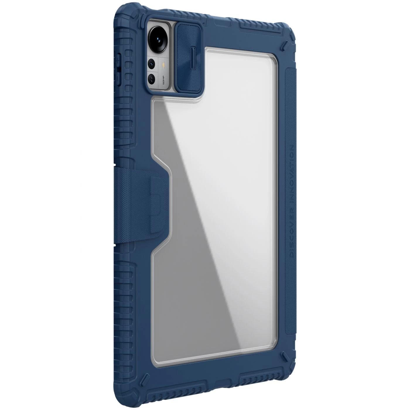 Xiaomi Pad 5 Pro 12.4 Planšetės dėklas mėlyna NILLKIN BUMPER LEATHER PRO