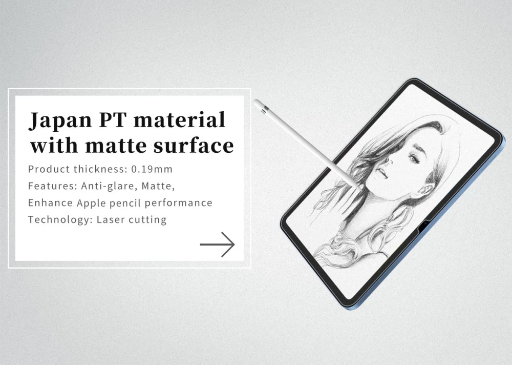 Apple iPad 10.9 10th Gen (2022) aizsargstikls  NILLKIN AG PAPER LIKE