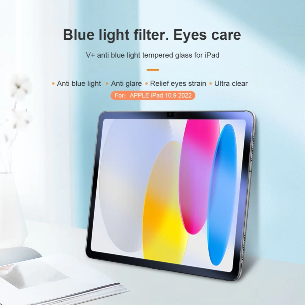 Apple iPad 10.9 10th Gen (2022) tablet skärmskydd  NILLKIN V+ Anti Blue Light