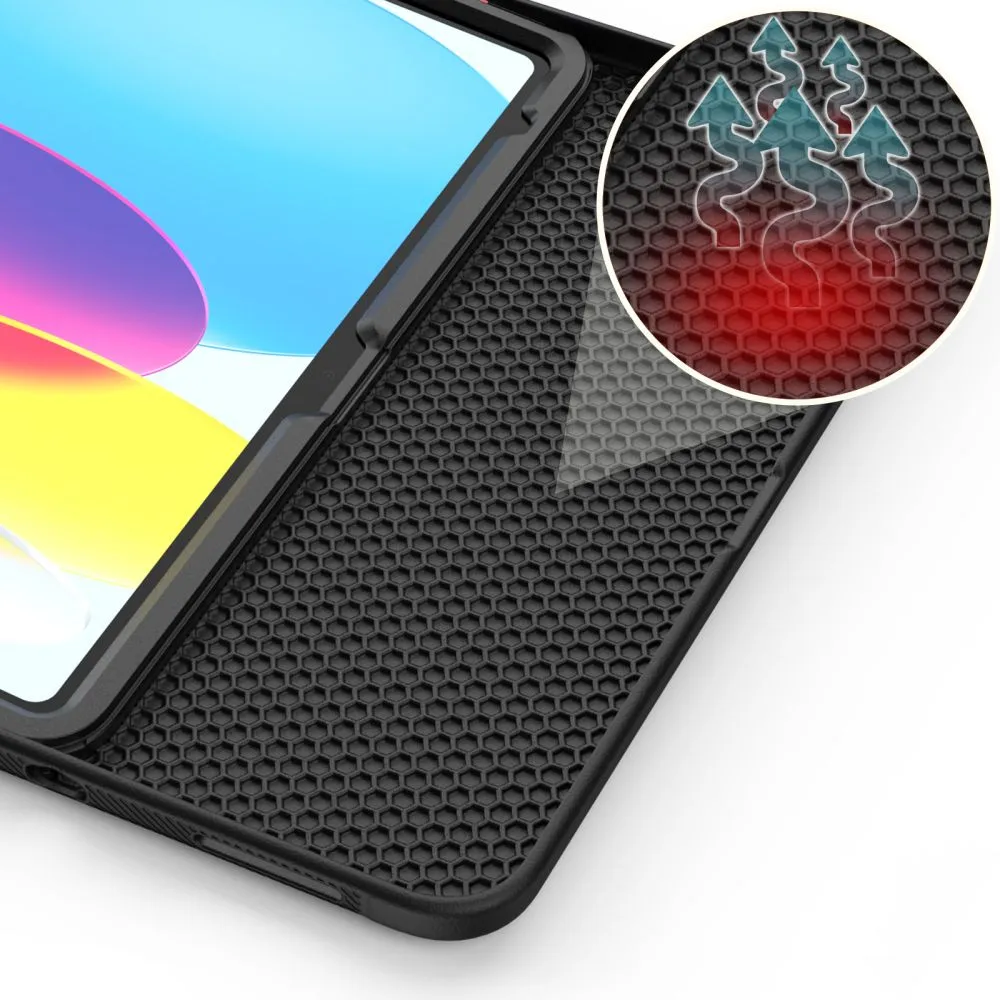 Apple iPad 10.9 10th Gen (2022) Planšetės dėklas Juoda TECH-PROTECT SC PEN ARMOR