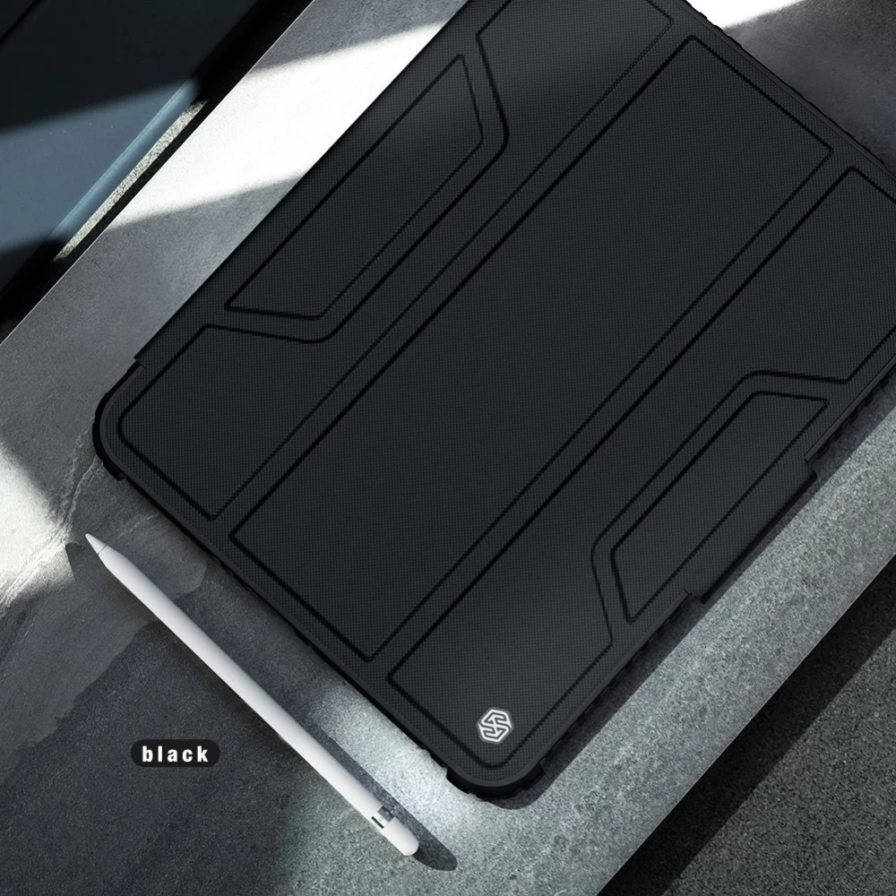 Apple iPad 10.9 10th Gen (2022) maciņš zils NILLKIN BUMPER LEATHER PRO