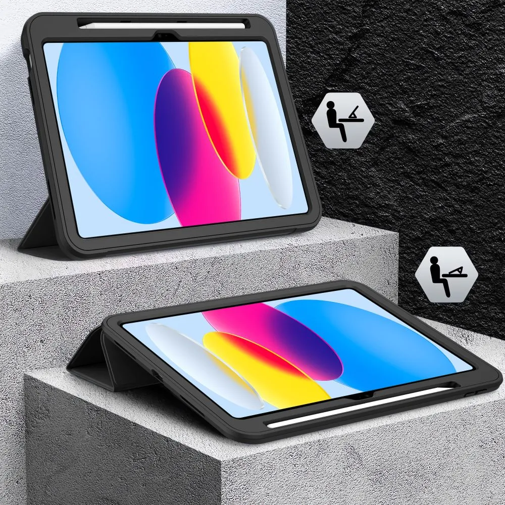 Apple iPad 10.9 10th Gen (2022) чехол для планшетa черный TECH-PROTECT ENDURANCE