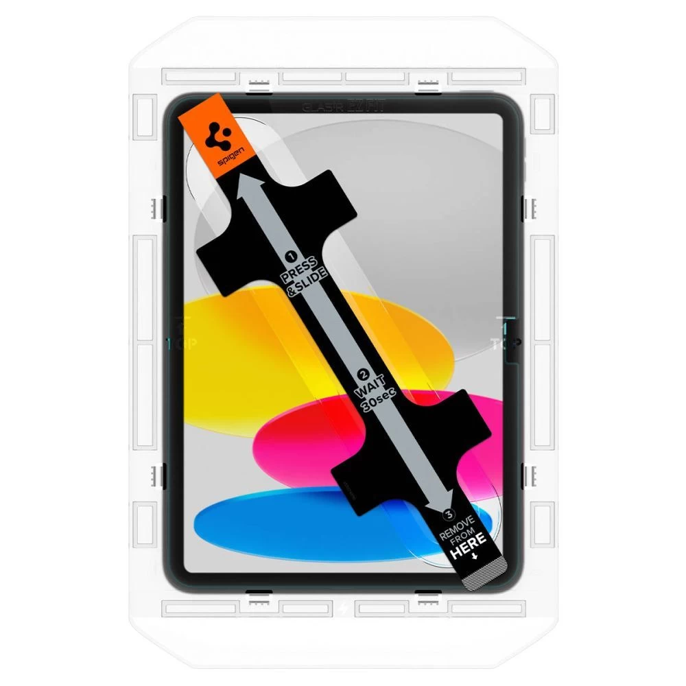 Apple iPad 10.9 10th Gen (2022) tablet skärmskydd SPIGEN GLAS.TR EZ FIT Gen.