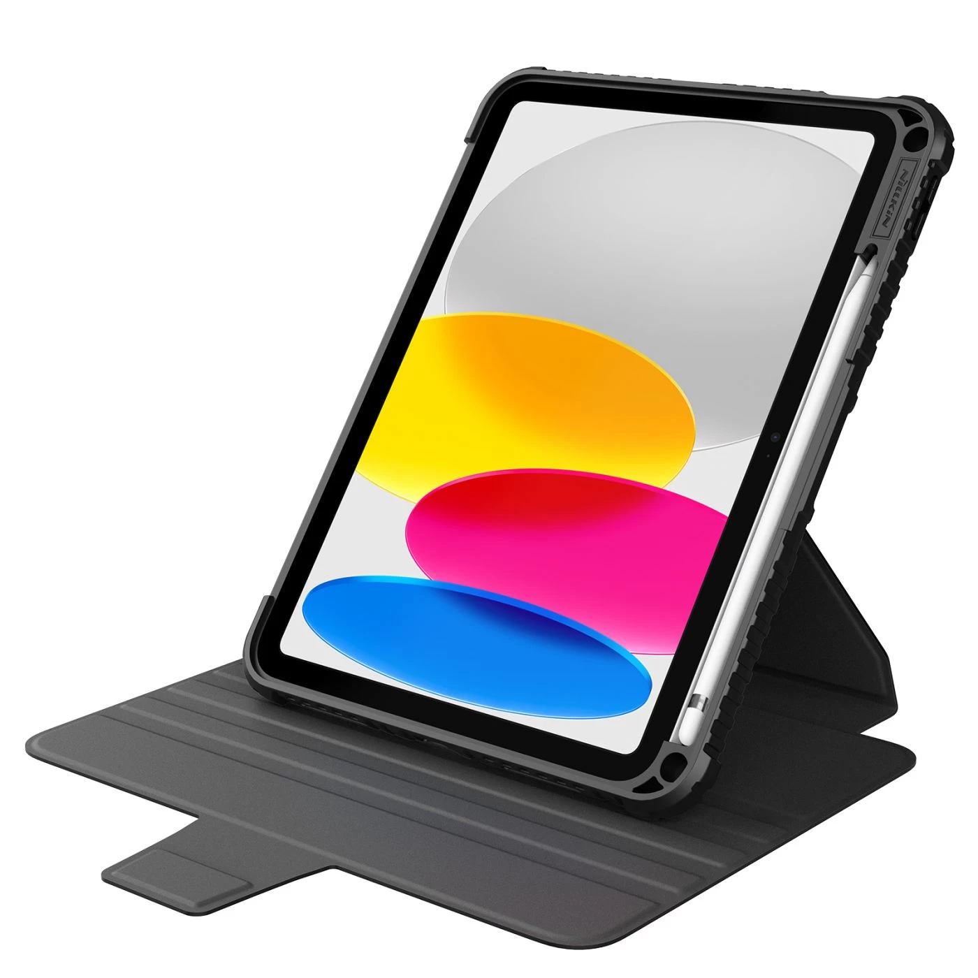 Apple iPad 10.9 10th Gen (2022) tablet case black NILLKIN Bumper SnapSafe