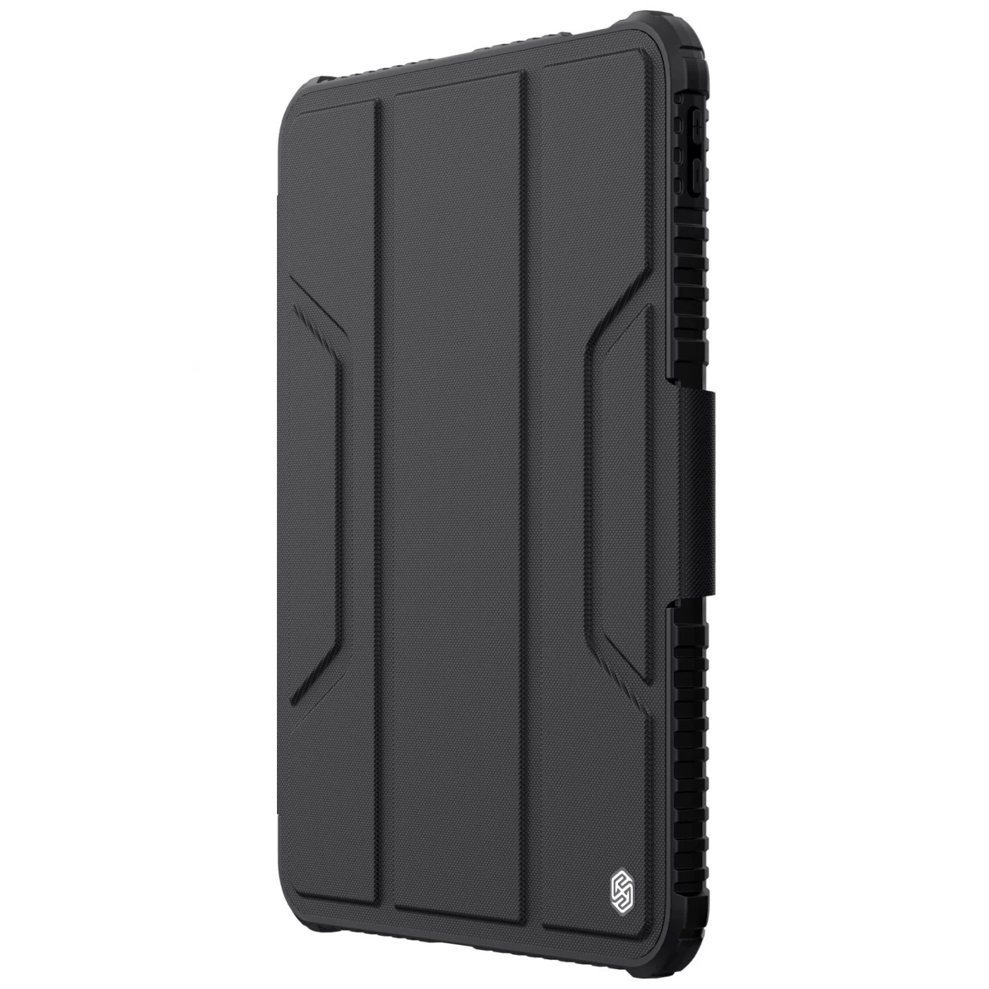 Apple iPad 10.9 10th Gen (2022) maciņš melns NILLKIN BUMPER LEATHER PRO