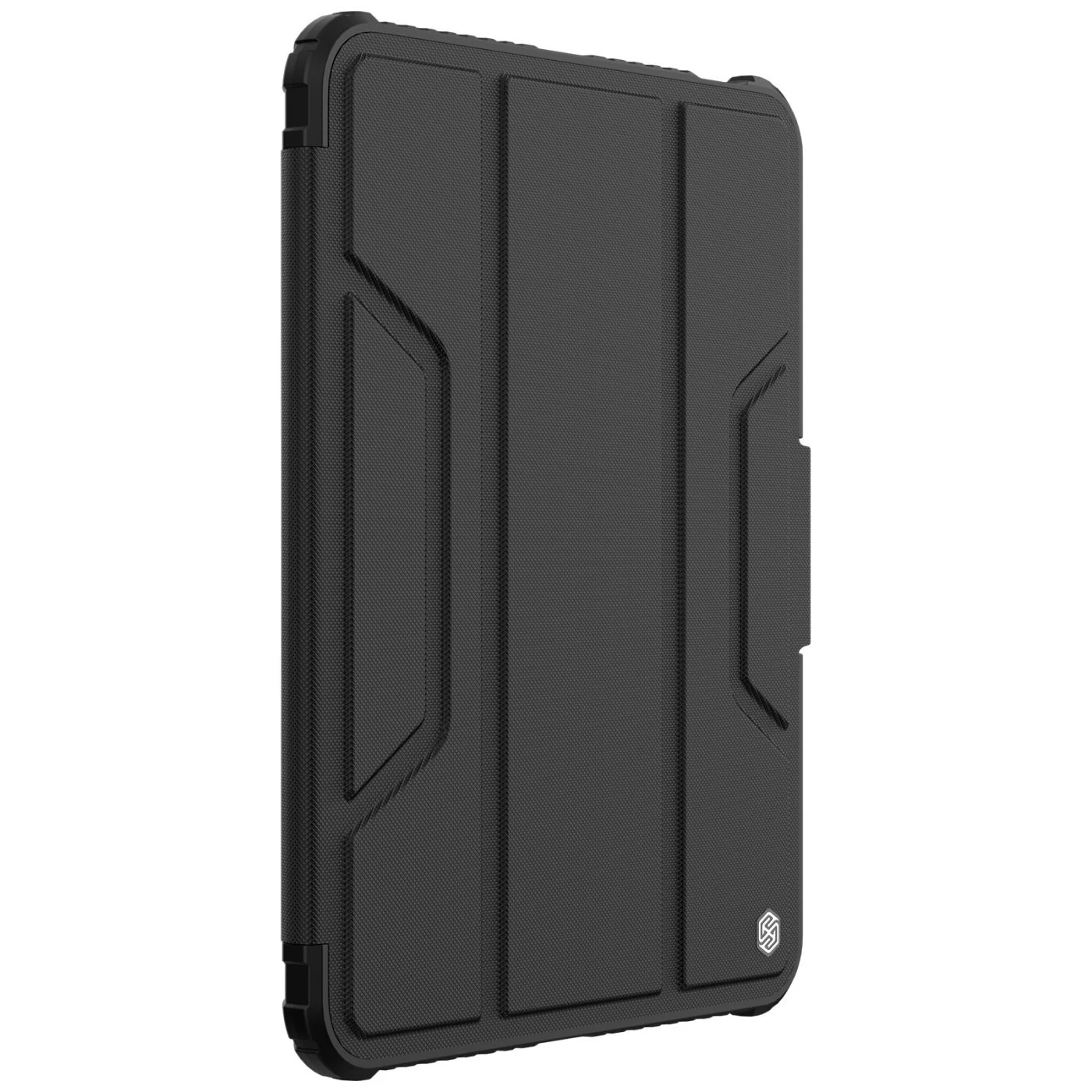Apple iPad 10.9 10th Gen (2022) maciņš melns NILLKIN BUMPER LEATHER PRO