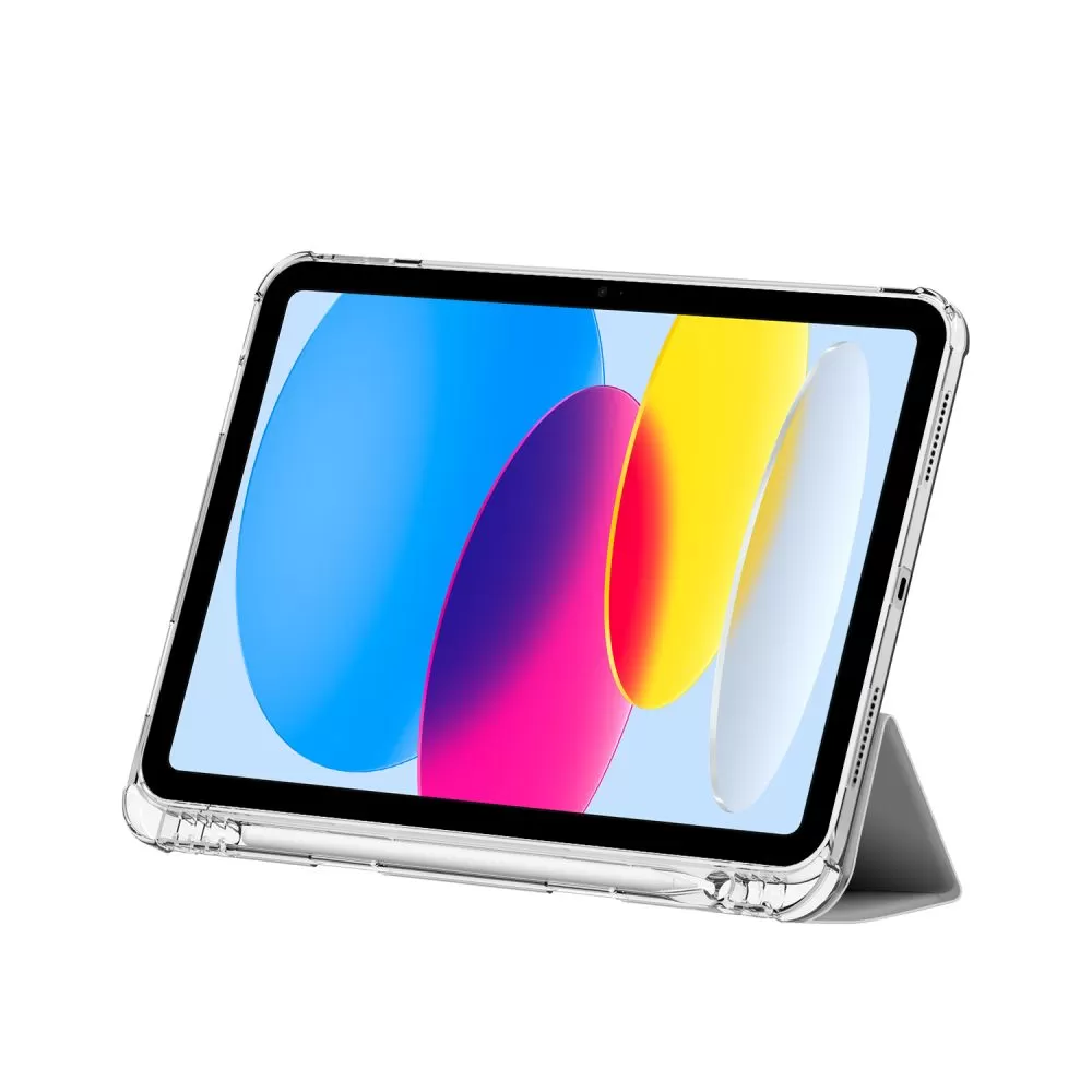 Apple iPad 10.9 10th Gen (2022) tablet case gray TECH-PROTECT SC PEN HYBRID