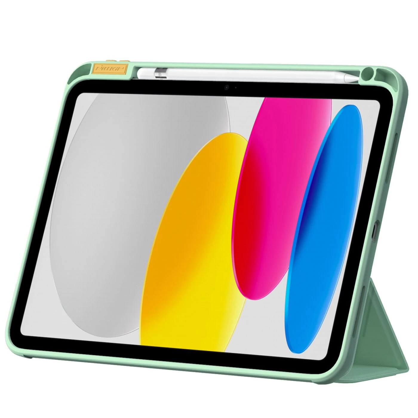 Apple iPad 10.9 10th Gen (2022) tablet case green NILLKIN BEVEL LEATHER
