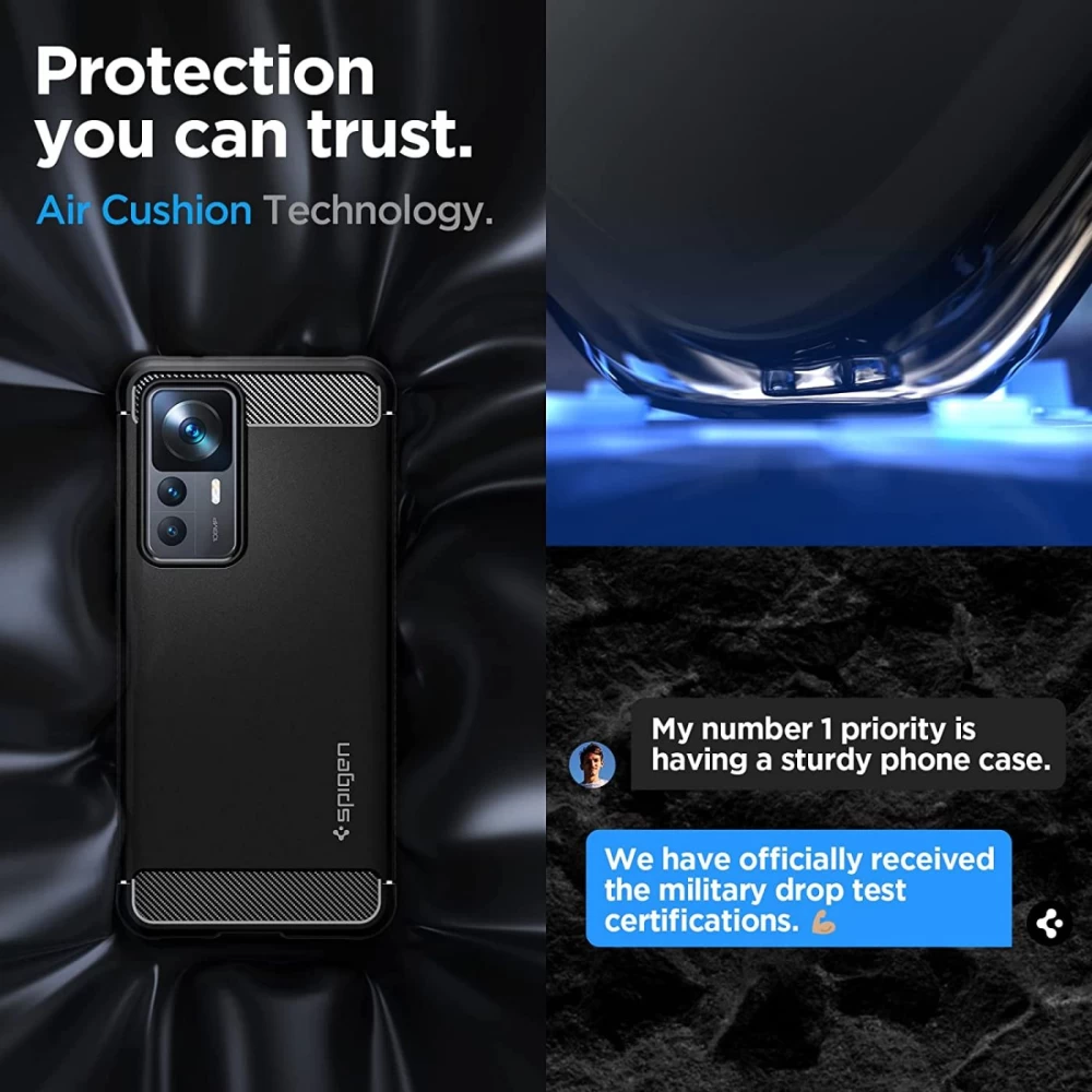Xiaomi 12 12T ümbris  SPIGEN RUGGED ARMOR