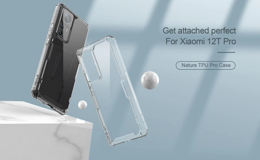 Xiaomi 12 12T Pro ümbris läbipaistev NILLKIN TPU PRO