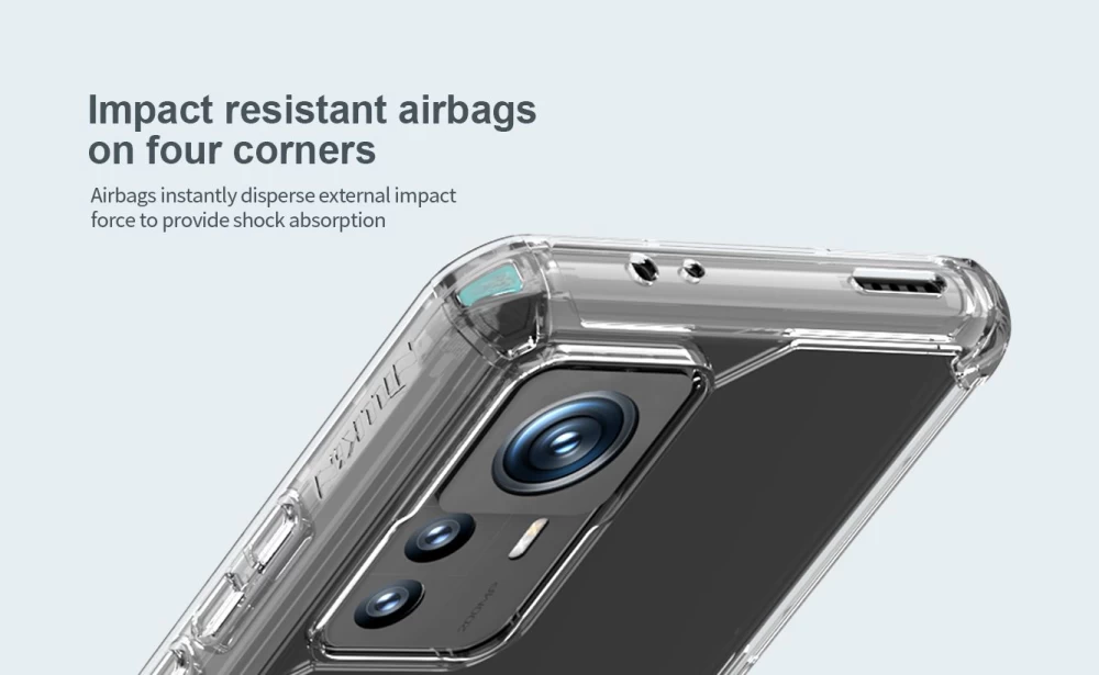 Xiaomi 12 12T Pro ümbris läbipaistev NILLKIN TPU PRO