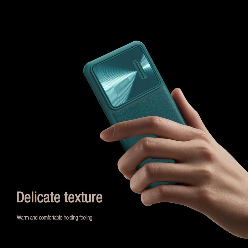 Xiaomi 12 12T Pro ümbris sinine NILLKIN CAMSHIELD S LEATHER