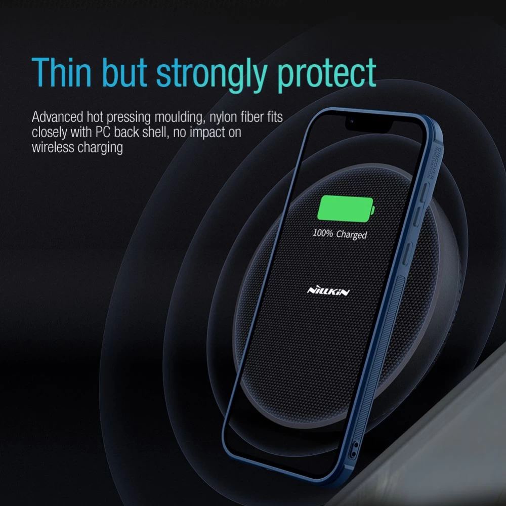 Xiaomi 12 12T Pro ümbris sinine NILLKIN TEXTURED S