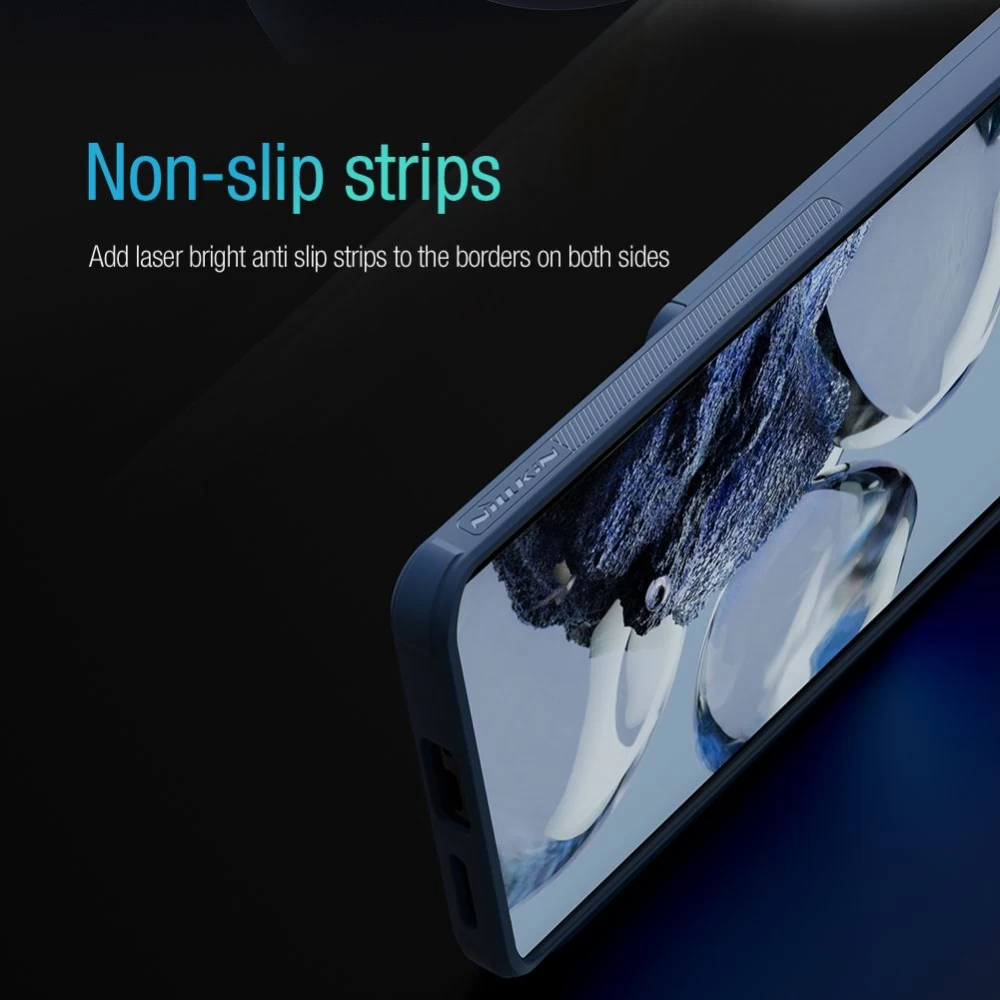 Xiaomi 12 12T Pro ümbris sinine NILLKIN TEXTURED S